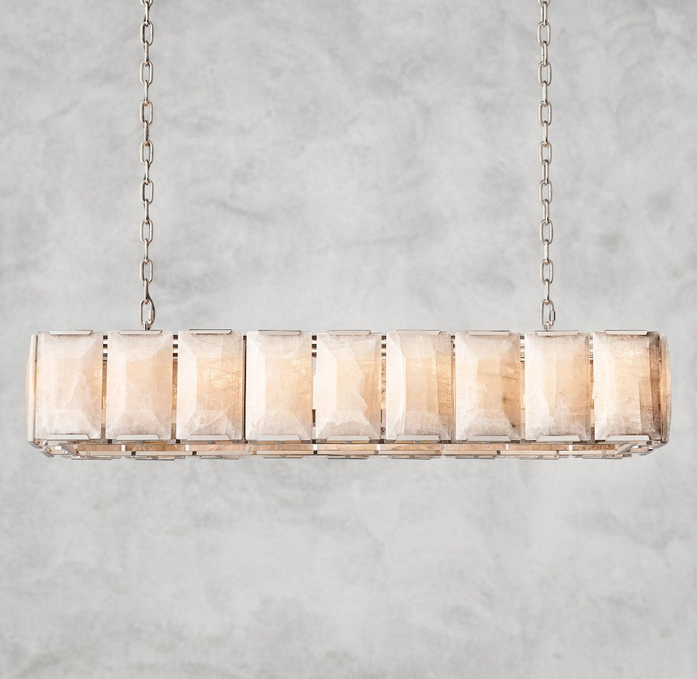 Harlow Calcite Rectangular Chandelier 42", 54", 62", 74"